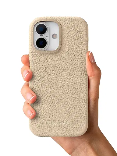 MAISON de SABRÉ Leather Phone Case (iPhone 17) - Saharan Nude | Thumbnail 5