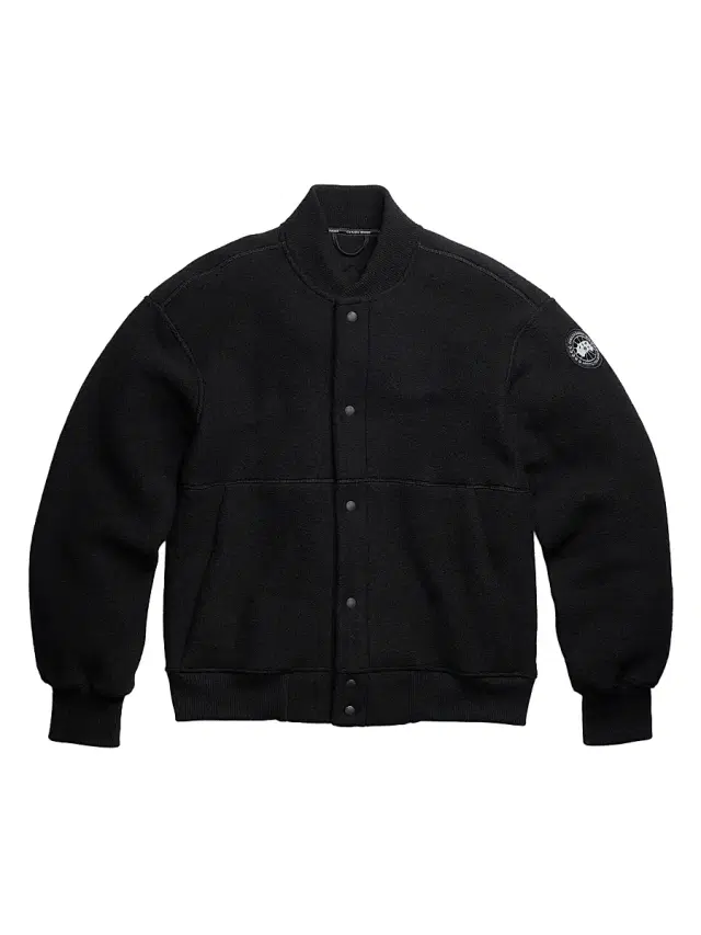 Men's Hudson Fleece Bomber Jacket - Black