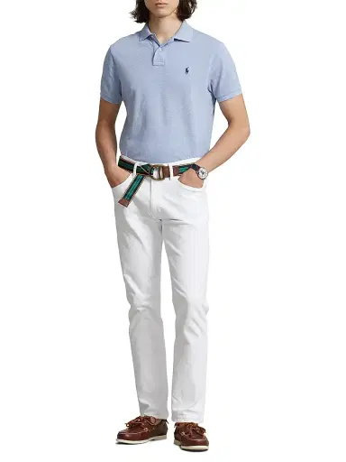 Polo Ralph Lauren Men's Logo Cotton Slim-Fit Polo Shirt | Thumbnail 2 Polo Ralph Lauren Men's Logo Cotton Slim-Fit Polo Shirt | Thumbnail 2