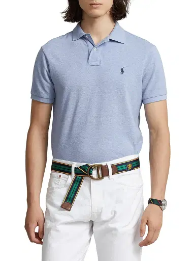 Polo Ralph Lauren Men's Logo Cotton Slim-Fit Polo Shirt | Thumbnail 3 Polo Ralph Lauren Men's Logo Cotton Slim-Fit Polo Shirt | Thumbnail 3