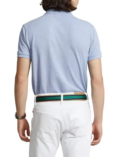 Polo Ralph Lauren Men's Logo Cotton Slim-Fit Polo Shirt | Thumbnail 4 Polo Ralph Lauren Men's Logo Cotton Slim-Fit Polo Shirt | Thumbnail 4