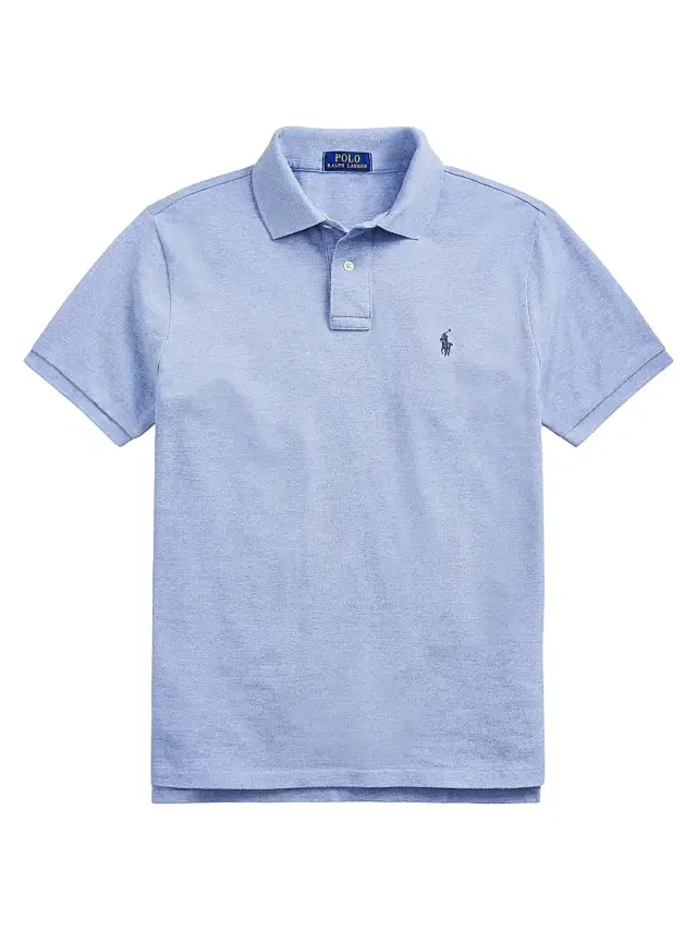 Polo Ralph Lauren Men's Logo Cotton Slim-Fit Polo Shirt - Isle Heather