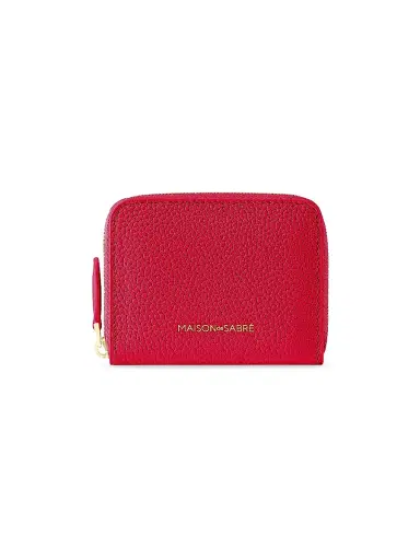 MAISON de SABRÉ Women's Leather Zipped Wallet - Shibuya Fuchsia | Thumbnail 1 MAISON de SABRÉ Women's Leather Zipped Wallet - Shibuya Fuchsia | Thumbnail 1