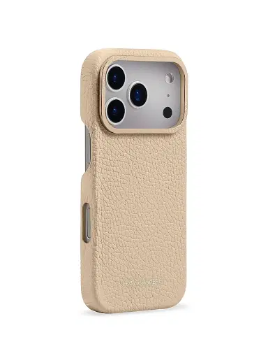 MAISON de SABRÉ Leather Phone Case (iPhone 17 Pro) - Saharan Nude | Thumbnail 3