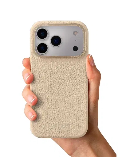 MAISON de SABRÉ Leather Phone Case (iPhone 17 Pro) - Saharan Nude | Thumbnail 5
