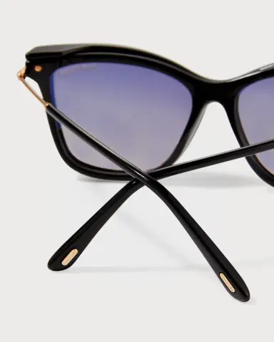 Tom Ford Blue Filtering Acetate Cat-Eye Glasses | Thumbnail 4