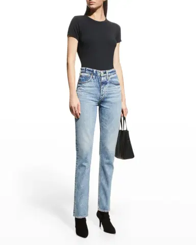 rag & bone Luca Slim Short-Sleeve Baby Tee | Thumbnail 2 rag & bone Luca Slim Short-Sleeve Baby Tee | Thumbnail 2