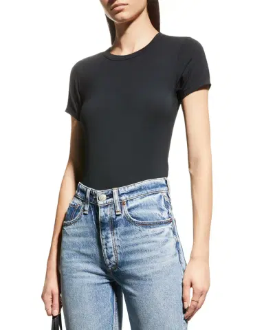 rag & bone Luca Slim Short-Sleeve Baby Tee | Thumbnail 4 rag & bone Luca Slim Short-Sleeve Baby Tee | Thumbnail 4