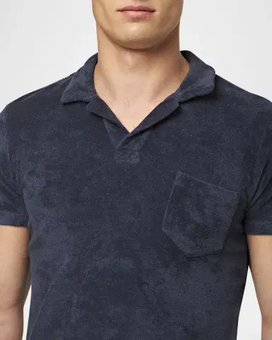 Orlebar Brown Men's Cotton Terry Polo Shirt | Thumbnail 5