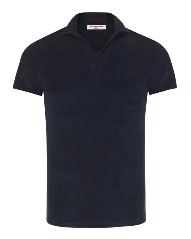 Orlebar Brown Men's Cotton Terry Polo Shirt | Thumbnail 1