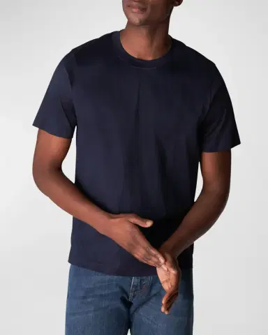 Eton Men 's Filo di Scozia T-Shirt | Thumbnail 2