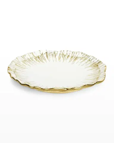 Michael Aram Porcelain Anemone Salad Plates, Set of 4 | Thumbnail 3