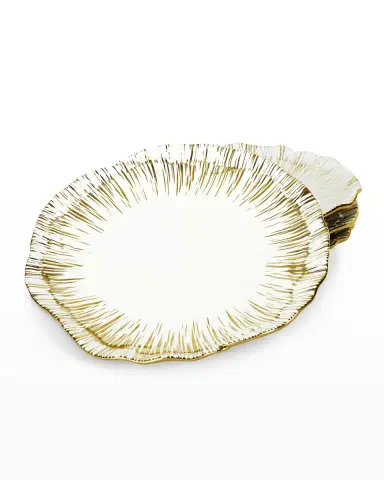 Michael Aram Porcelain Anemone Salad Plates, Set of 4 | Thumbnail 4