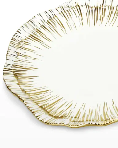 Michael Aram Porcelain Anemone Salad Plates, Set of 4 | Thumbnail 5