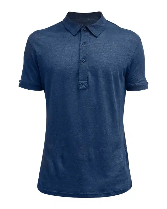 Men 's Sebastian Linen Polo Shirt