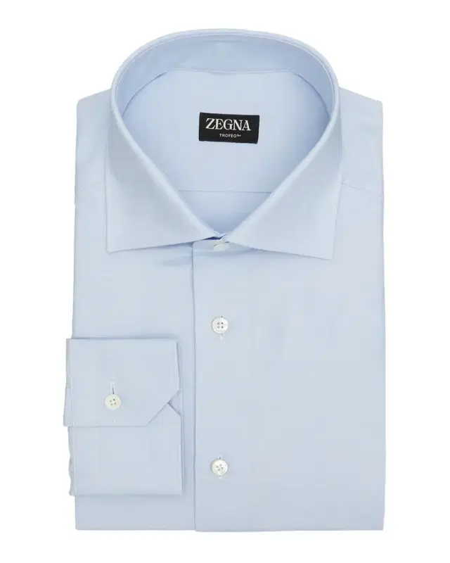 ZEGNA Men 's Trofeo Cotton Dress Shirt