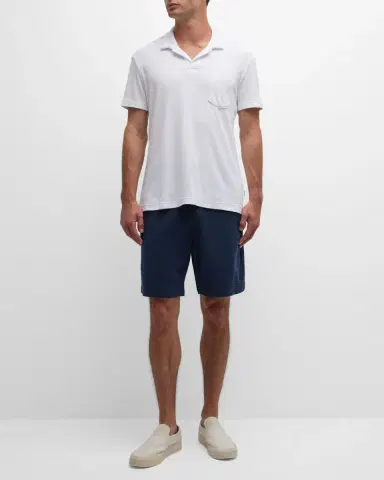 Orlebar Brown Men's Cotton Terry Polo Shirt | Thumbnail 2