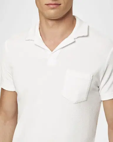Orlebar Brown Men's Cotton Terry Polo Shirt | Thumbnail 5