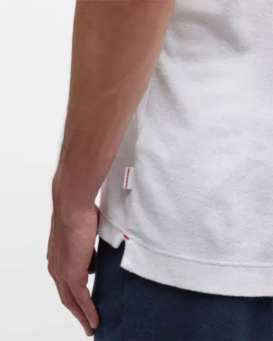 Orlebar Brown Men's Cotton Terry Polo Shirt | Thumbnail 7