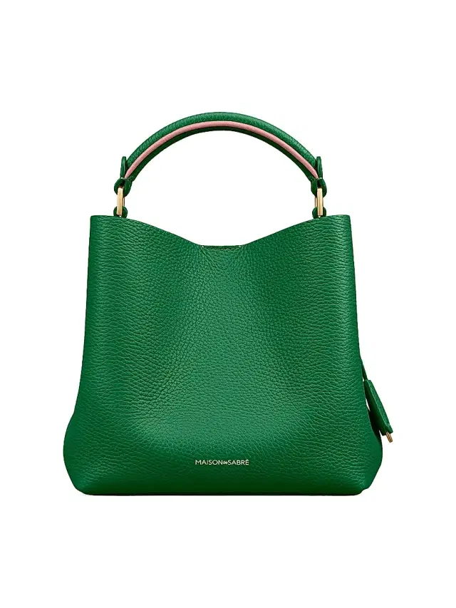 Maison de Sabre Women's The Mini Crossbody Bag - Emerald Lily