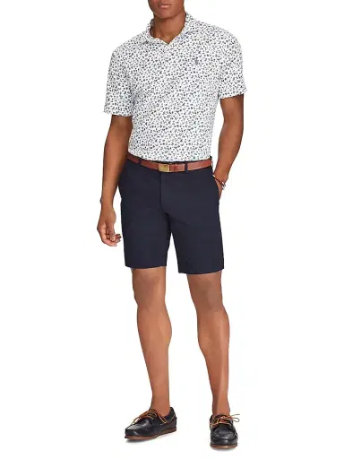 Polo Ralph Lauren Men's Classic Fit Stretch Military Shorts - Aviator Navy | Thumbnail 2 Polo Ralph Lauren Men's Classic Fit Stretch Military Shorts - Aviator Navy | Thumbnail 2