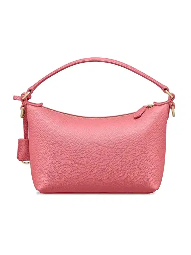MAISON de SABRÉ Women's Small Leather Soft Hobo Bag - Candy Pink | Thumbnail 7