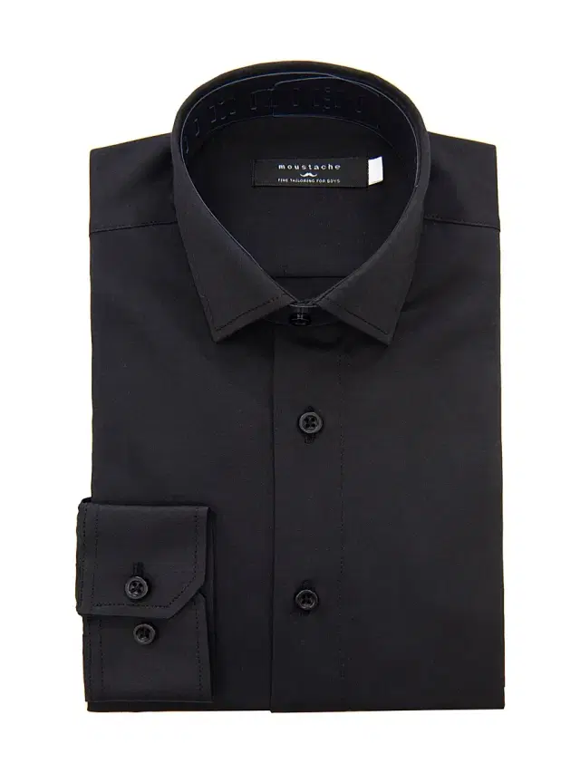Little Boy's & Boy's Dress Shirt - Black