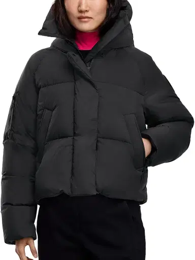 Canada Goose Women's Chilliwack Hooded Puffer Jacket - Black Noir | Thumbnail 3