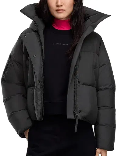 Canada Goose Women's Chilliwack Hooded Puffer Jacket - Black Noir | Thumbnail 4