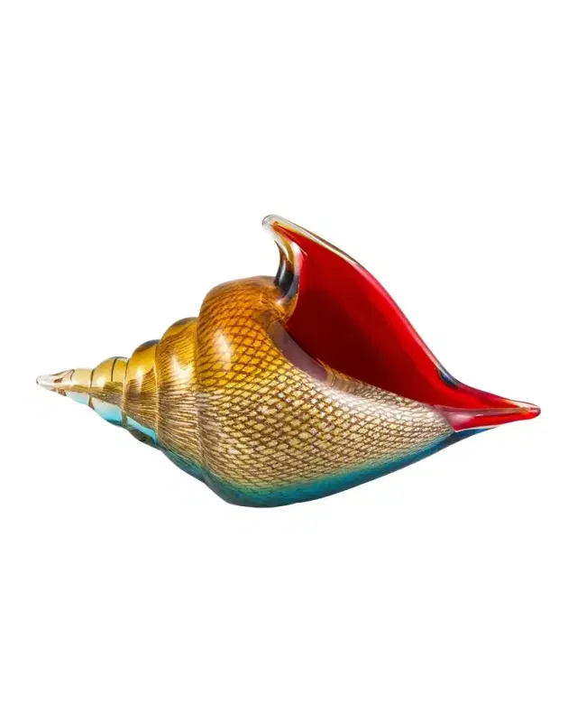 Dale Tiffany Oceanside Sea Shell Art Glass Sculpture