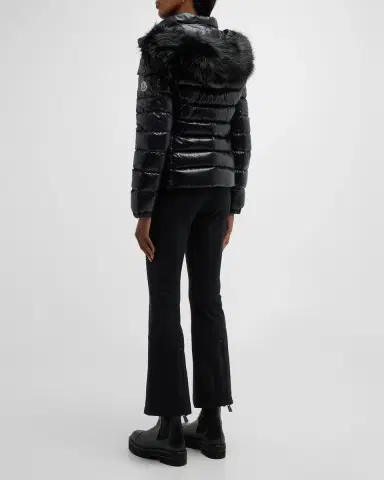Moncler Badyf Faux Fur-Trimmed Hooded Short Down Jacket | Thumbnail 7
