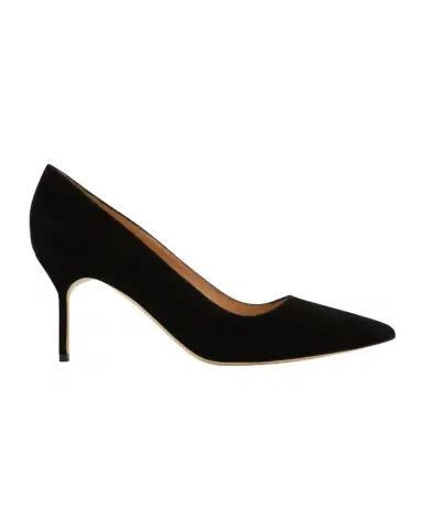 Manolo Blahnik BB 70mm Suede Stiletto Pumps | Thumbnail 1 Manolo Blahnik BB 70mm Suede Stiletto Pumps | Thumbnail 1