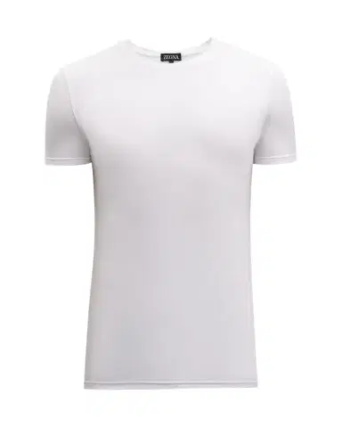 ZEGNA Men 's Slim Fit Micromodal Crewneck T-Shirt | Thumbnail 1