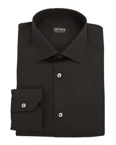 Zegna Men's Trofeo Comfort Cotton Dress Shirt | Thumbnail 1 Zegna Men's Trofeo Comfort Cotton Dress Shirt | Thumbnail 1