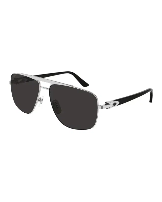 Cartier Men 's C-Logo Aviator Sunglasses