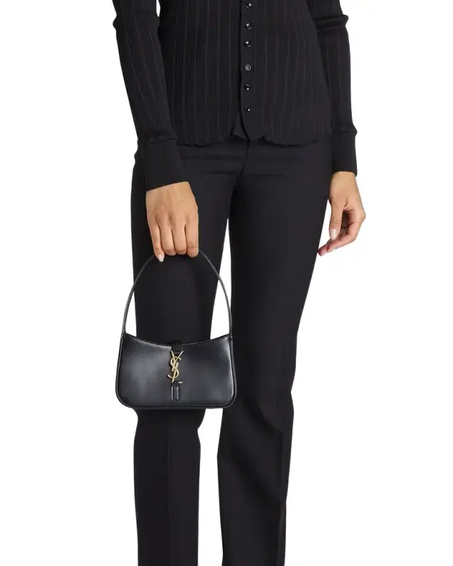 Saint Laurent Le 5 A 7 Mini Shoulder Bag in Smooth Leather