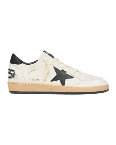 Golden Goose Men's Ball Star Distressed Leather Low-Top Sneakers | Thumbnail 1 Golden Goose Men's Ball Star Distressed Leather Low-Top Sneakers | Thumbnail 1
