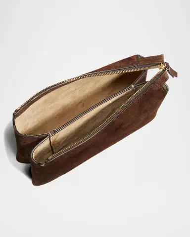 The Row Nu Twin Mini Crossbody in Suede | Thumbnail 5 The Row Nu Twin Mini Crossbody in Suede | Thumbnail 5