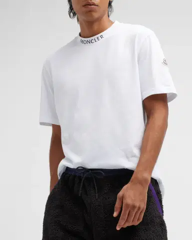 Moncler Men's Logo-Neck T-Shirt | Thumbnail 6