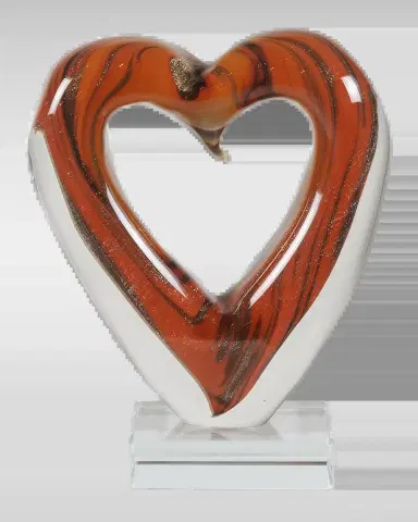 Dale Tiffany Rossa Heart Art Glass Sculpture | Thumbnail 2