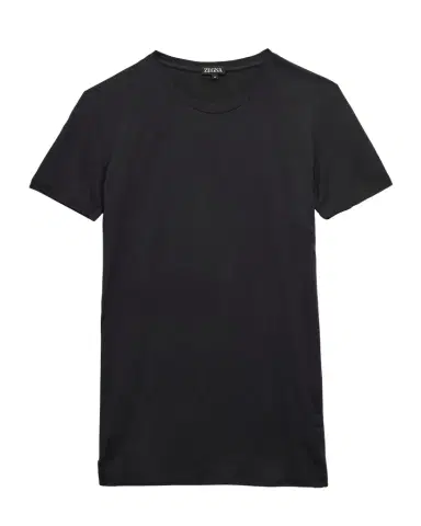 ZEGNA Men's Slim Fit Micromodal Crewneck T-Shirt | Thumbnail 1