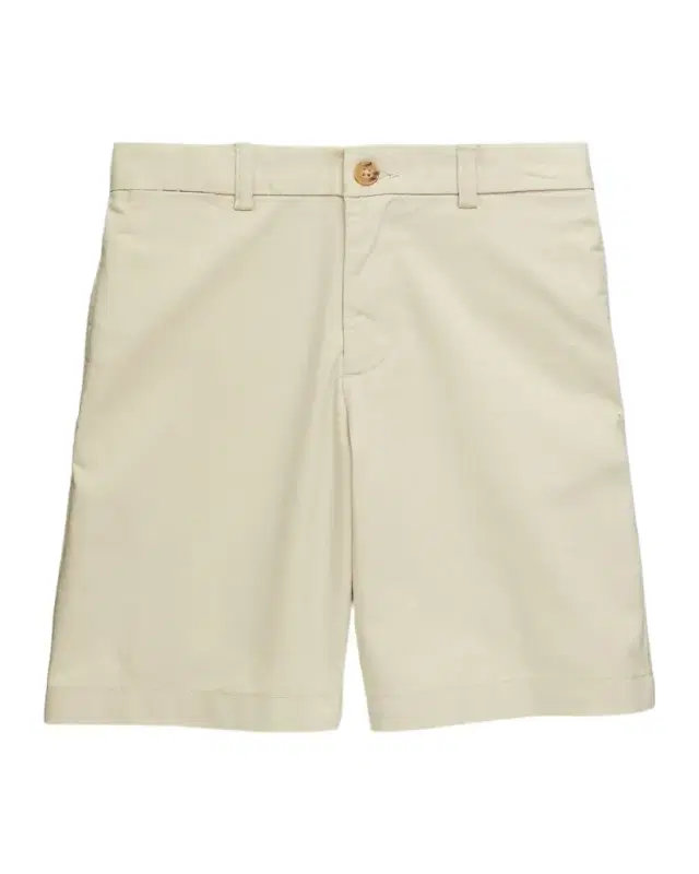 Polo Ralph Lauren Boy 's Logo Embroidered Flat Front Chino Shorts, Size 2-7