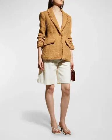 Cinq à Sept Khloe Boucle Blazer | Thumbnail 3 Cinq à Sept Khloe Boucle Blazer | Thumbnail 3