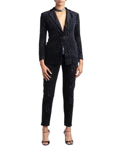 Giorgio Armani Swirl Jacquard Jersey Single-Breasted Blazer Jacket | Thumbnail 1 Giorgio Armani Swirl Jacquard Jersey Single-Breasted Blazer Jacket | Thumbnail 1