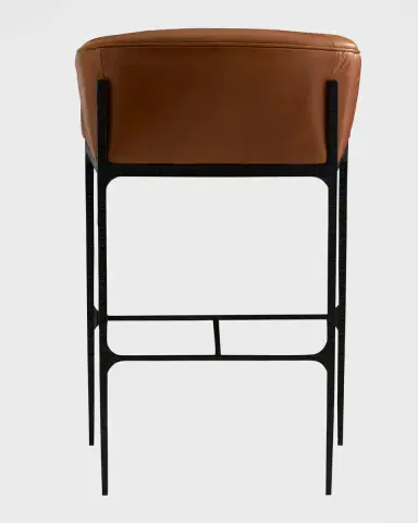Arteriors Osbourne Leather 32" Bar Stool | Thumbnail 3