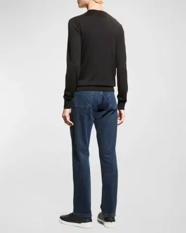 Zegna Men's Cashmere Crewneck Sweater | Thumbnail 3