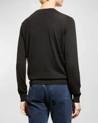 Zegna Men's Cashmere Crewneck Sweater | Thumbnail 6