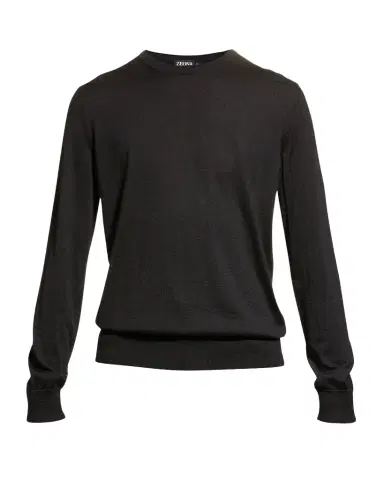 Zegna Men's Cashmere Crewneck Sweater | Thumbnail 1