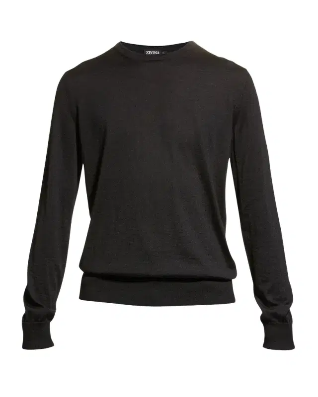 ZEGNA Men 's Cashmere Crewneck Sweater