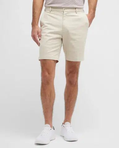 Peter Millar Men 's Pilot Flat Front Shorts | Thumbnail 2